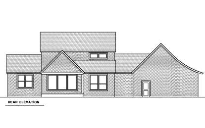 Traditional House Plan #2464-00129 Elevation Photo