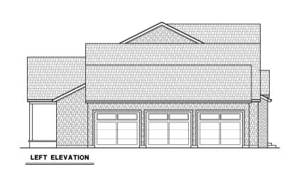 Traditional House Plan #2464-00129 Elevation Photo