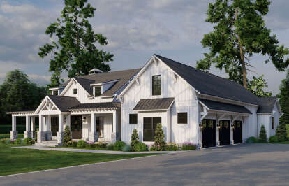 Modern Farmhouse House Plan #8318-00388 Elevation Photo