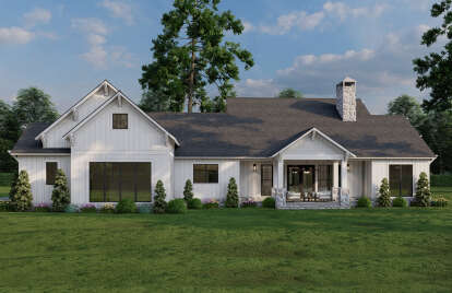 Modern Farmhouse House Plan #8318-00388 Elevation Photo