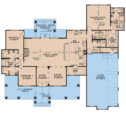 Main Floor  for House Plan #8318-00388