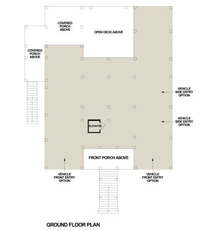 Ground Floor for House Plan #6316-00005