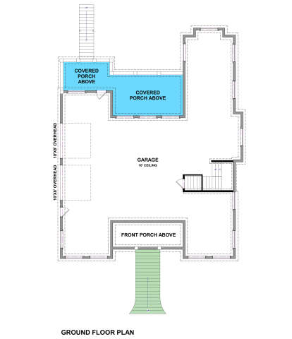 Ground Floor for House Plan #6316-00006