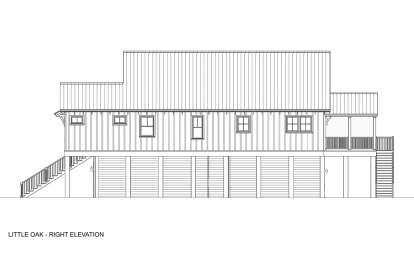 Coastal House Plan #6316-00007 Elevation Photo