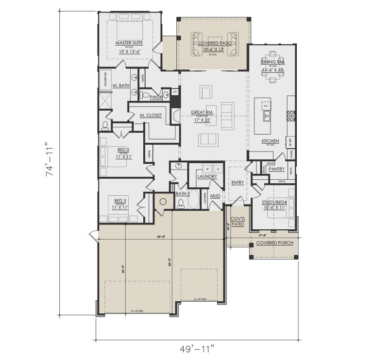 House Plan House Plan #30969 Drawing 1