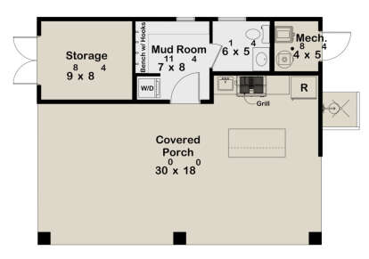 Main Floor  for House Plan #963-00943