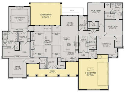 Main Floor  for House Plan #3570-00001