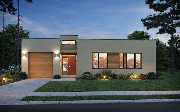 House Plan House Plan #30974 Front Elevation 
