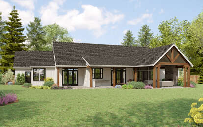 Modern Farmhouse House Plan #2559-01029 Elevation Photo