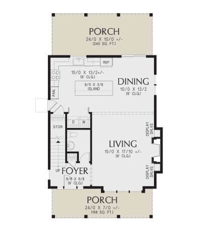 Main Floor  for House Plan #2559-01030