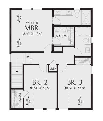 Second Floor for House Plan #2559-01030