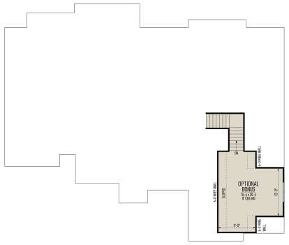 Bonus Room for House Plan #8244-00002