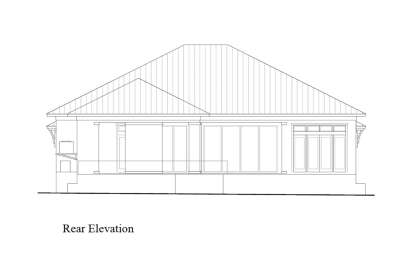 Coastal House Plan #207-00148 Elevation Photo