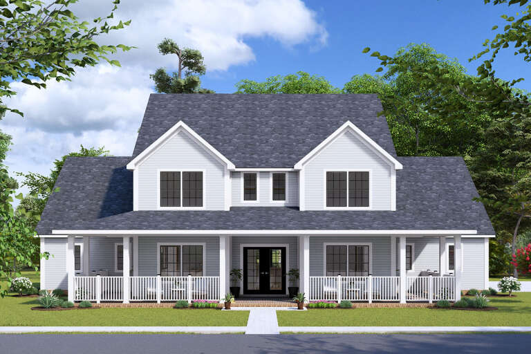 House Plan House Plan #30983 Front Elevation 