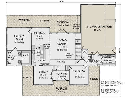 Main Floor  for House Plan #4848-00411