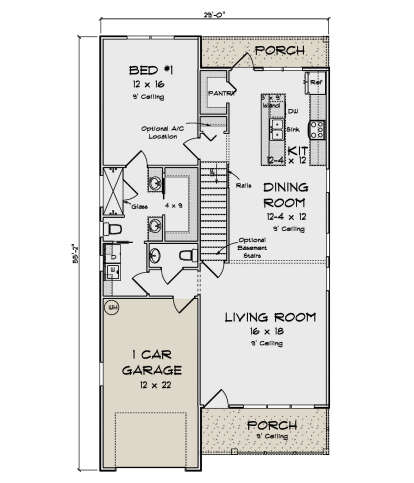 Main Floor  for House Plan #4848-00412