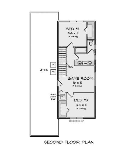 Second Floor for House Plan #4848-00412