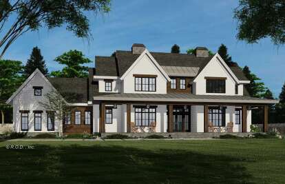 Modern Farmhouse House Plan #098-00422 Elevation Photo