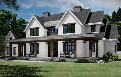 Modern Farmhouse House Plan #098-00422 Elevation Photo