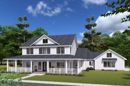 Country House Plan #4848-00413 Elevation Photo