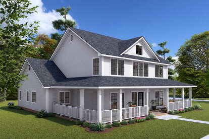 Country House Plan #4848-00413 Elevation Photo
