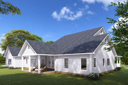 Country House Plan #4848-00413 Elevation Photo