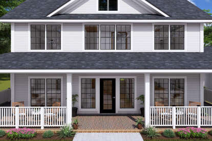 Country House Plan #4848-00413 Elevation Photo