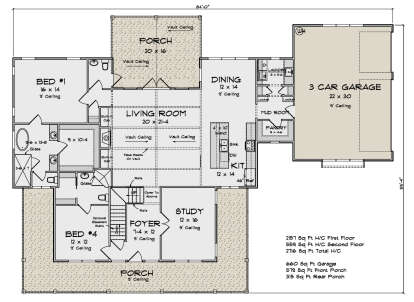 Main Floor  for House Plan #4848-00413