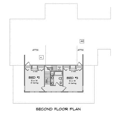 Second Floor for House Plan #4848-00413