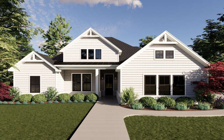 House Plan House Plan #30989 Front Elevation 