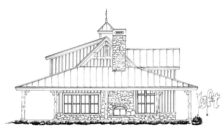 Barn Plan - 2,054 Square Feet, 3 Bedrooms, 2.5 Bathrooms | Floor Plan ...