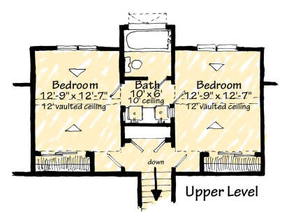 Second Floor for House Plan #1907-00065