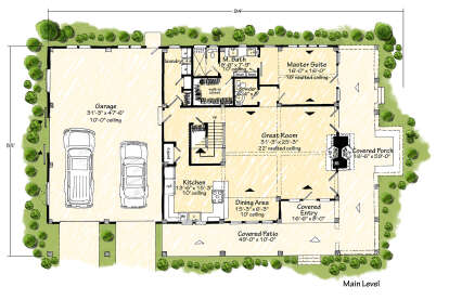 Main Floor  for House Plan #1907-00066