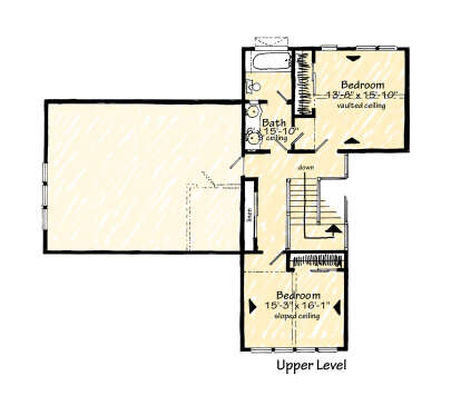 Second Floor for House Plan #1907-00066