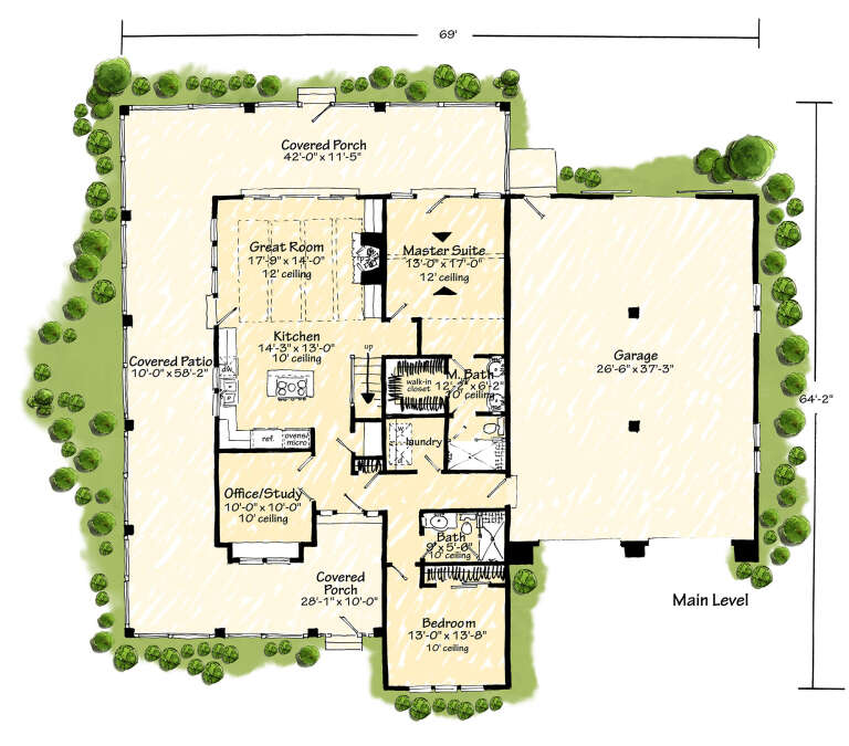 House Plan House Plan #30992 Drawing 1