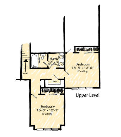 Second Floor for House Plan #1907-00067