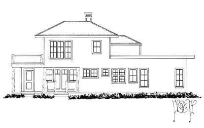 Contemporary House Plan #1907-00068 Elevation Photo