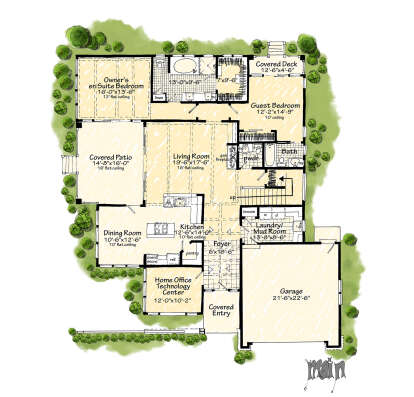 Main Floor  for House Plan #1907-00068