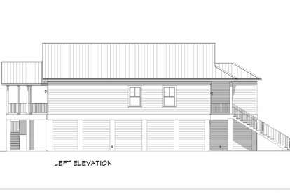 Coastal House Plan #6316-00008 Elevation Photo