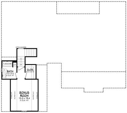 Second Floor for House Plan #041-00358