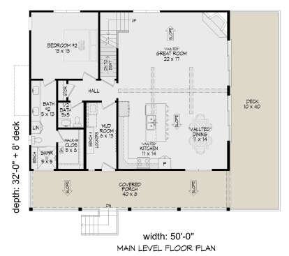 Main Floor  for House Plan #940-01016