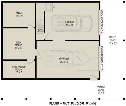 Basement for House Plan #940-01016