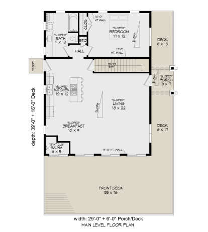 Main Floor  for House Plan #940-01017