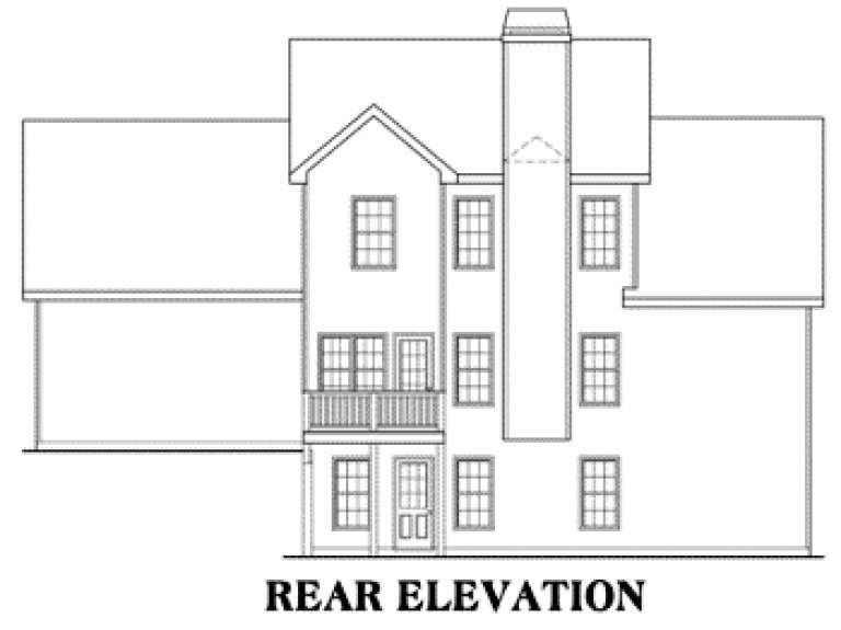 Traditional House Plan #009-00014 Elevation Photo