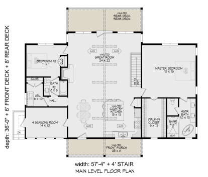 Main Floor  for House Plan #940-01020