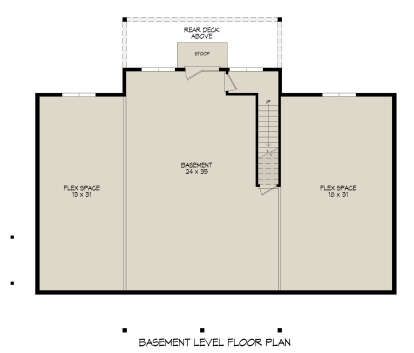 Basement for House Plan #940-01020