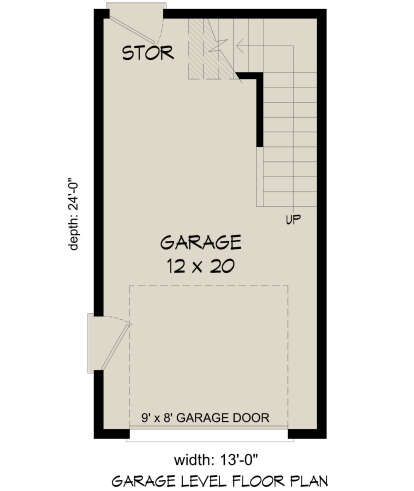 Garage Floor for House Plan #940-01021
