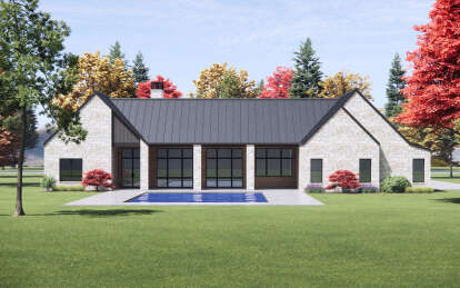 Contemporary House Plan #7983-00119 Elevation Photo