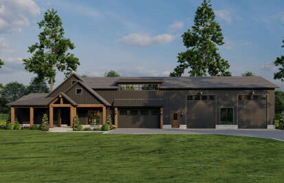 Barn House Plan #8318-00389 Elevation Photo