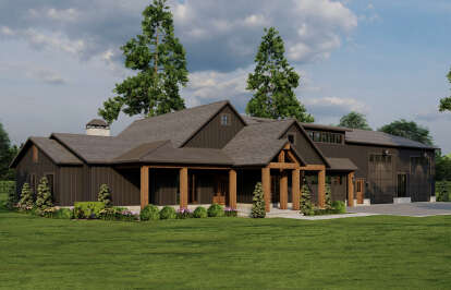 Barn House Plan #8318-00389 Elevation Photo